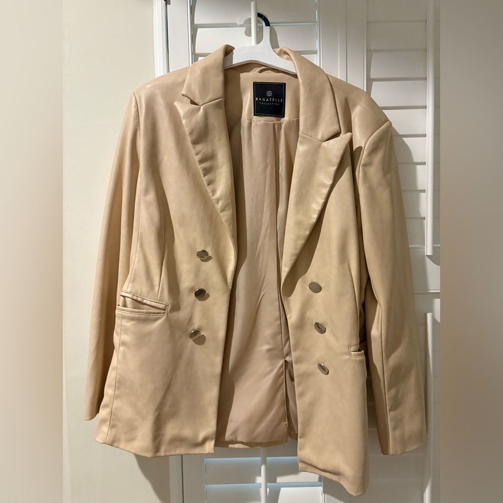 Bagatelle Women's Beige Jacket
